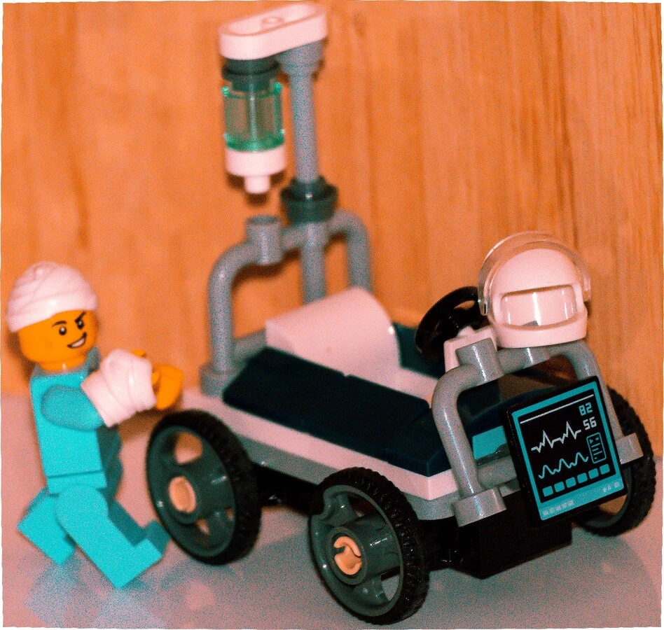 Sickman business soapbox toy representing innovation