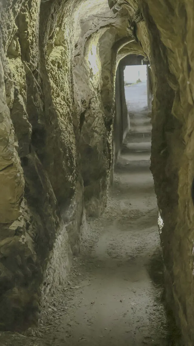 Ulmener-Maar-Stollen tunnel connecting Ulmener Maar and Jungfernweiher